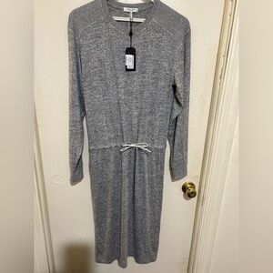 NWT Rag & Bone Gray Knit Long Sleeve Knit Dress